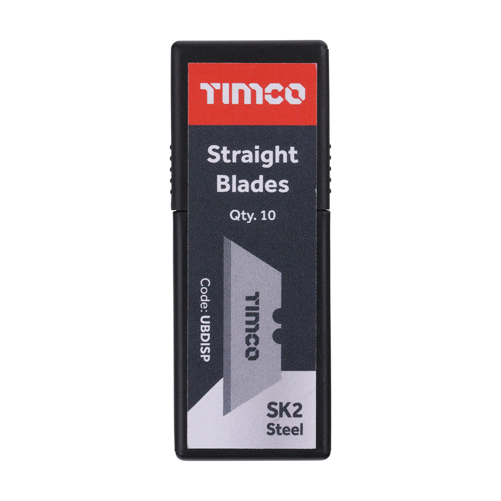 TIMCO Utility Knife Blades, 60 x 19 x 0.6, Pack of 10